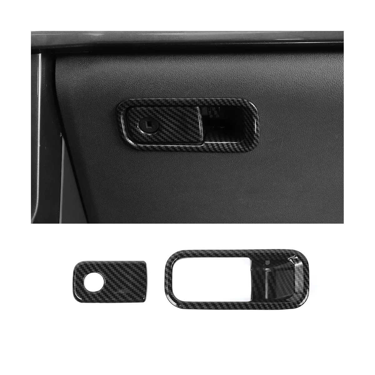 For Ford F150 2021 2022 2023 Car Copilot Storage Glove Box Handle