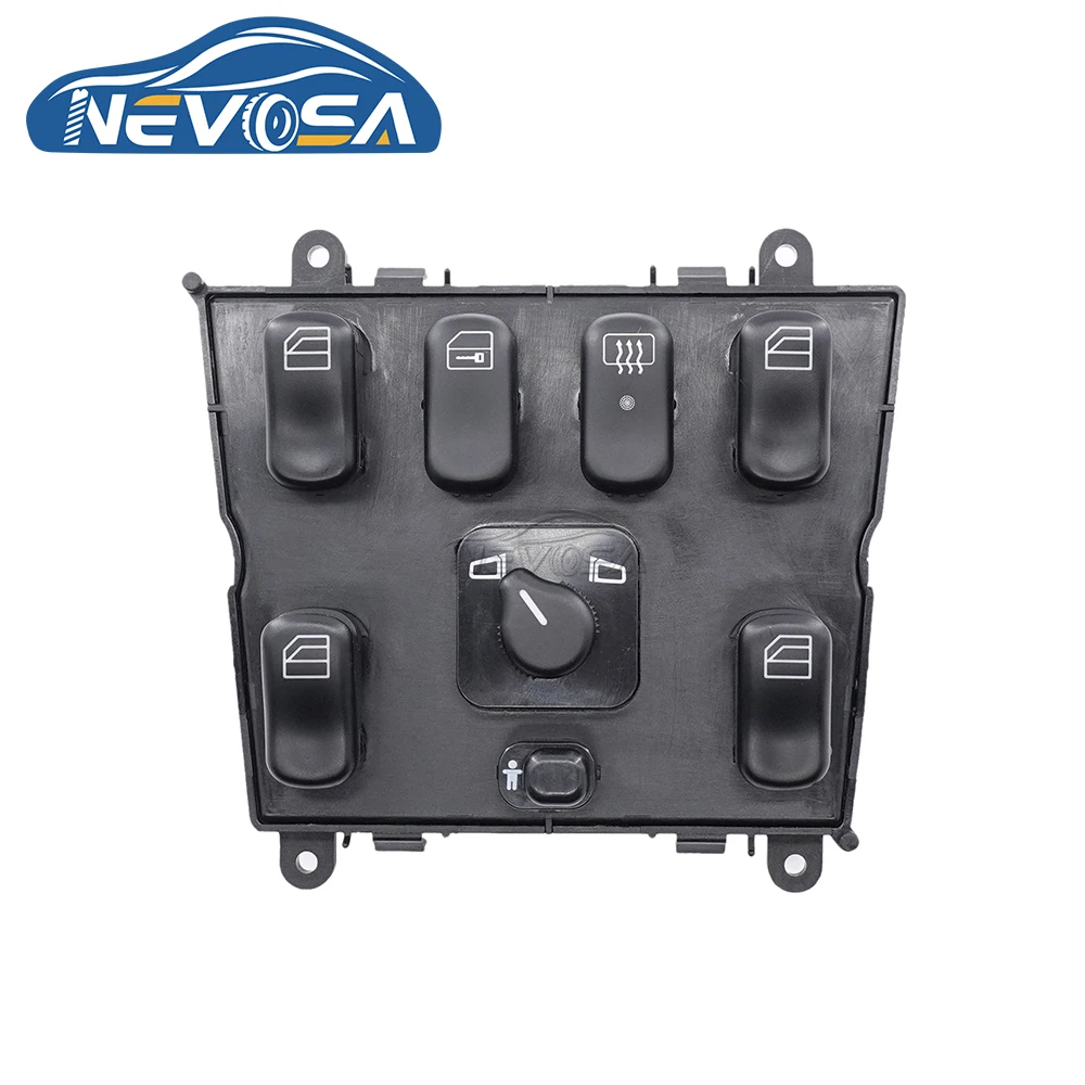 NEVOSA 1638206610 For Mercedes-Benz ML320 W163 ML430 ML500 ML400 Electric Window Regulator Switch Button 1638200910 A1638200910