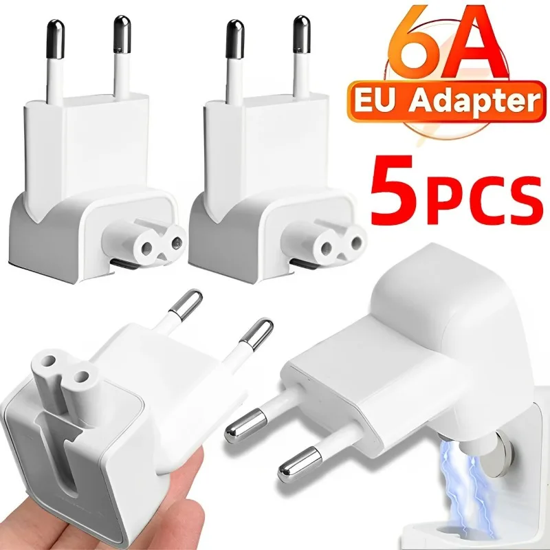 5-1PCS 6A Eu Ac Pow…