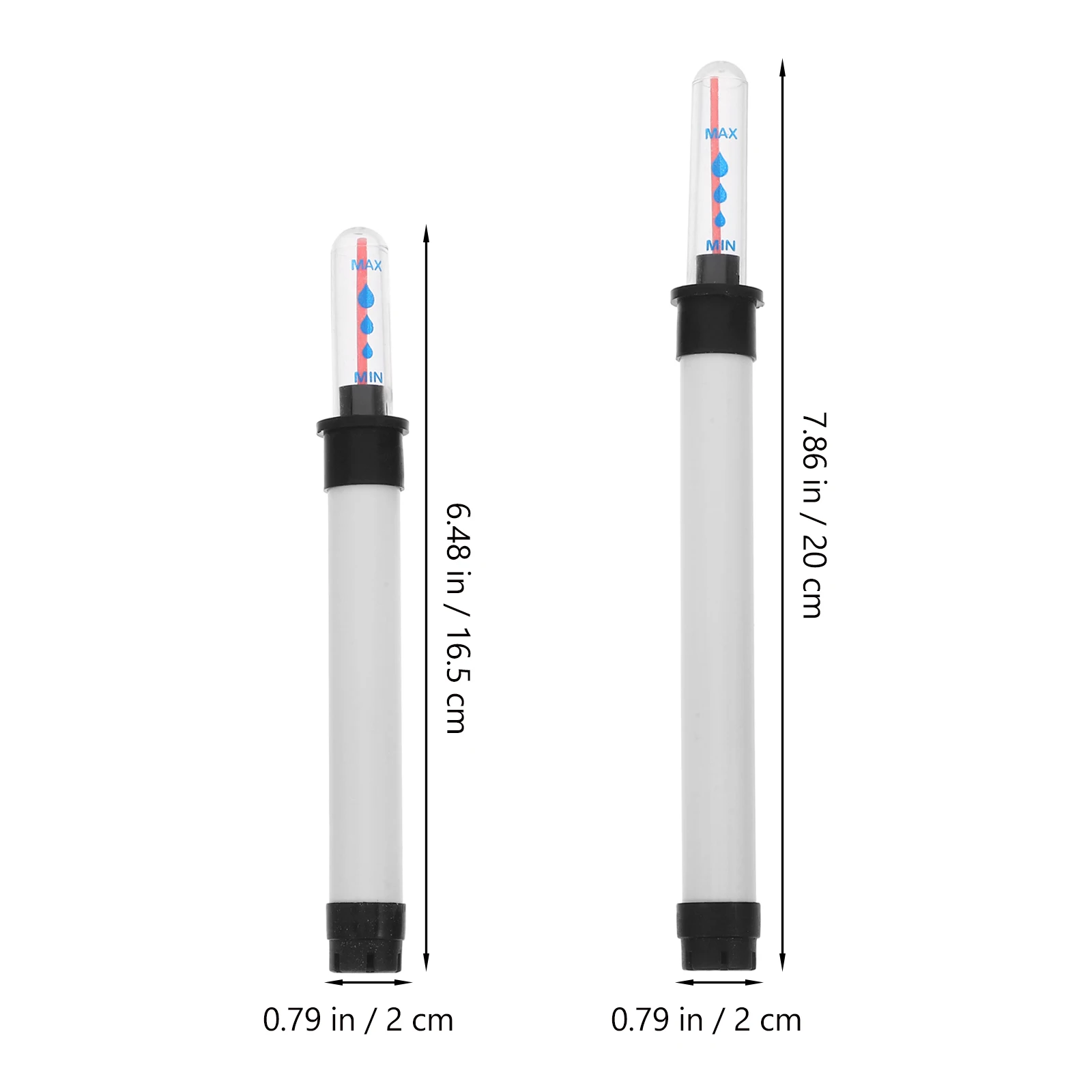 4 Pcs Water Level Indicator with Clear Scale Float Design 120 150mm for Hydroponic Plants Gauge Suitable Moisture Meter Indoor