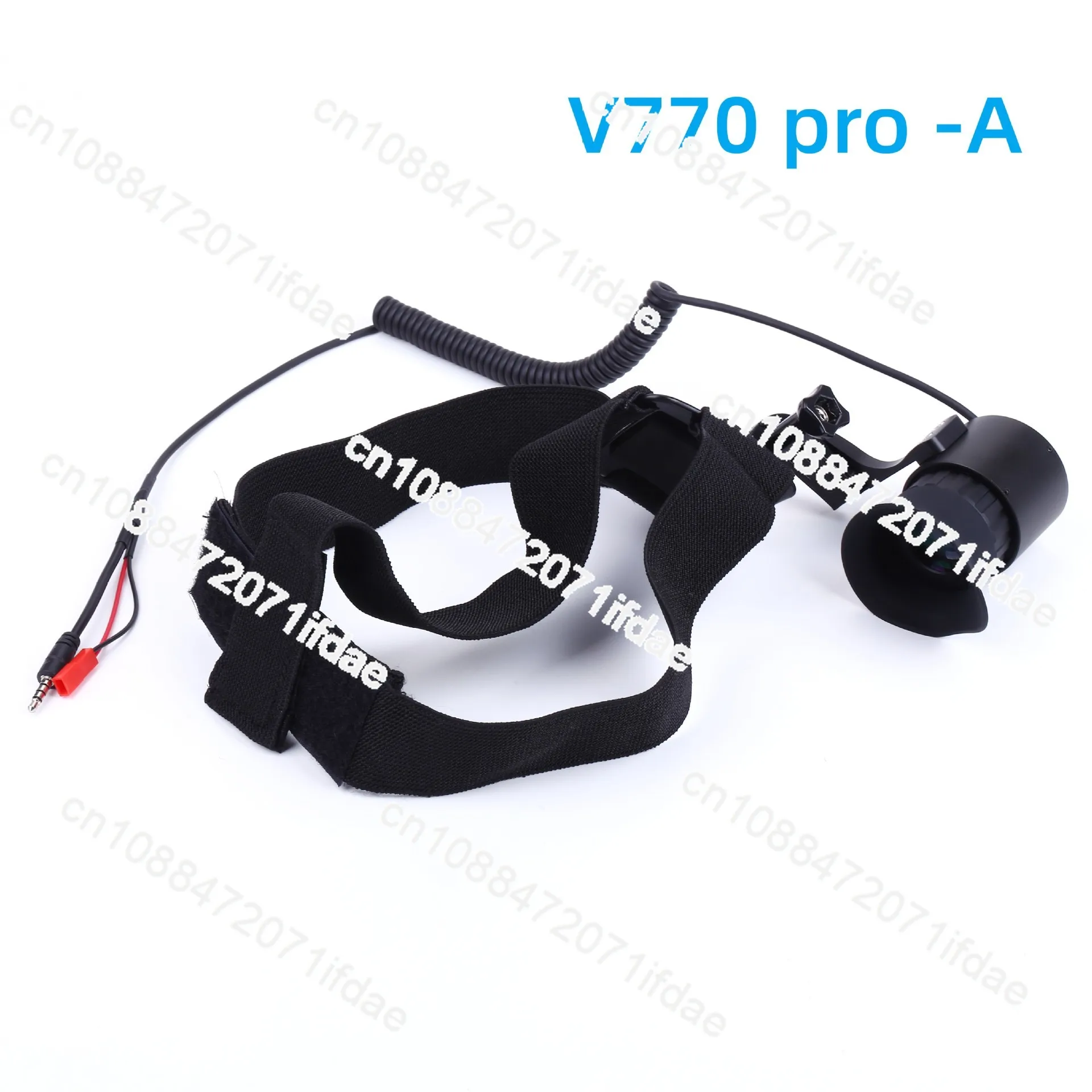 V770 Pro-A Portable Large Screen Head Mounted Display AV Input External Battery Brightness Diopter Adjustment