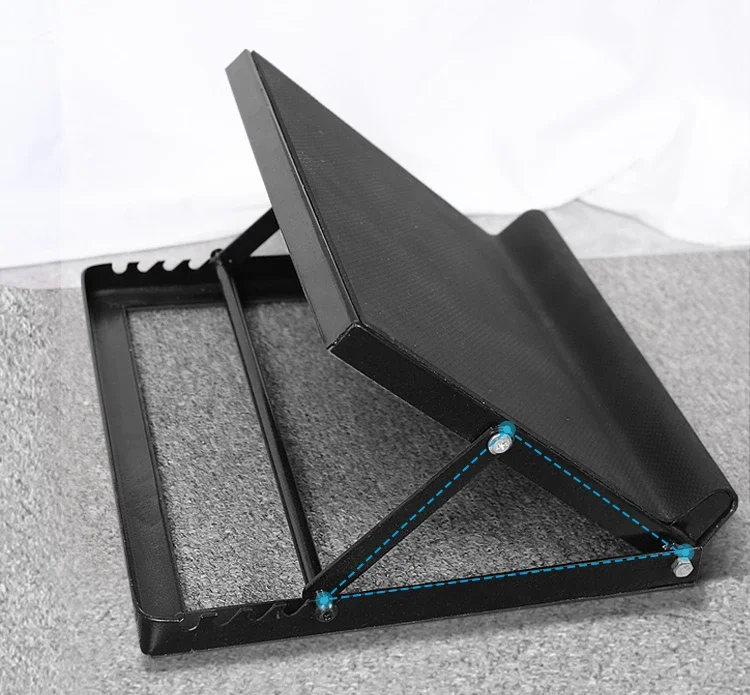 Rehabilitation training equipment for hemiplegic legs with drooping standing slant board