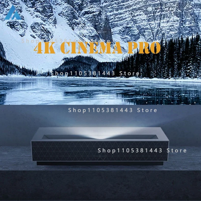 

2400 ANSI Lumens Smart Projector 2.4G/5G Dual Wifi Home Theater Beamer English 4K Cinema Pro Laser Projection