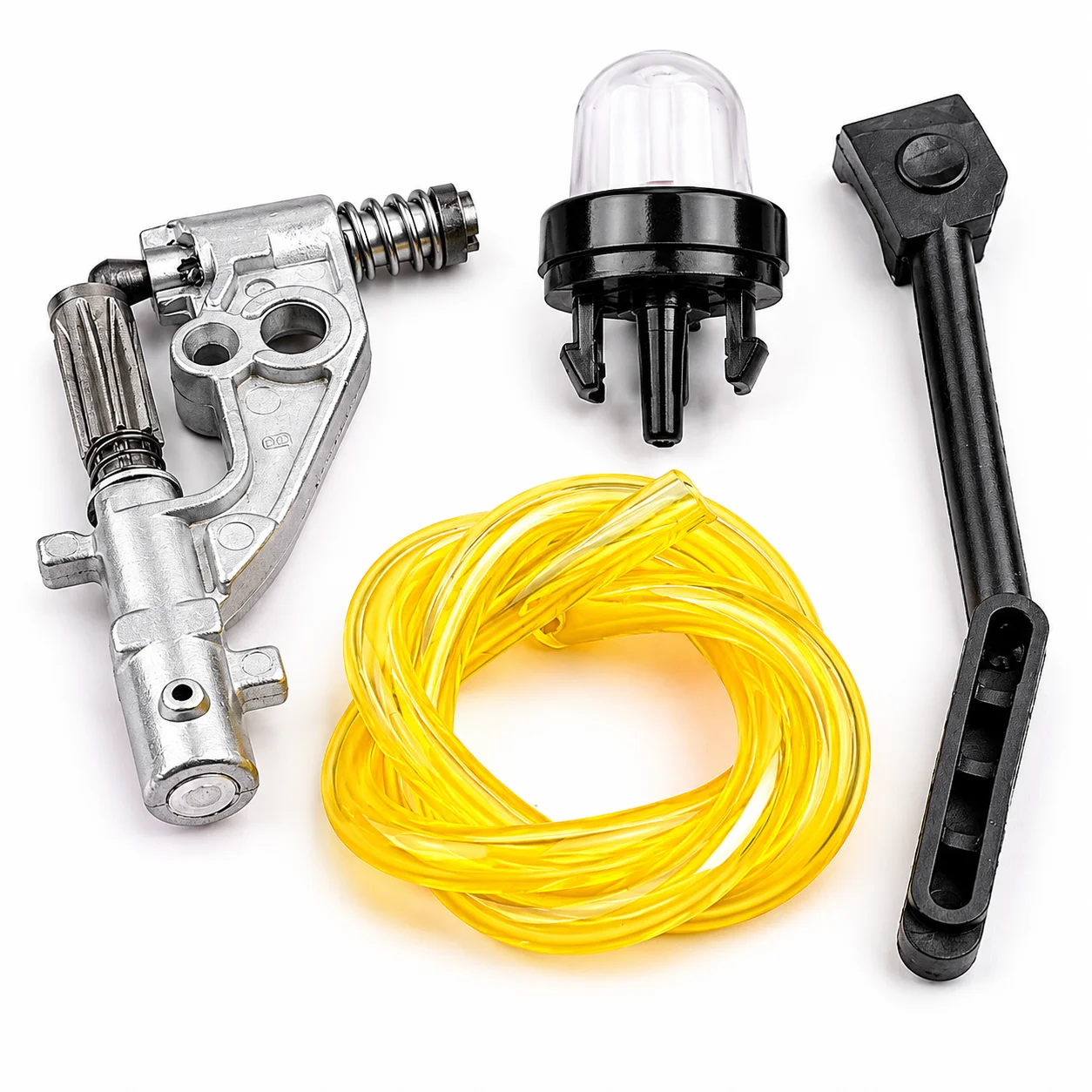 Oil Pump Kit For Husqvarna 455 Rancher 455E 460 Chainsaw, Oil Line Primer Bulb Fuel Line, 544180104 537261501 188-512, Saw Parts