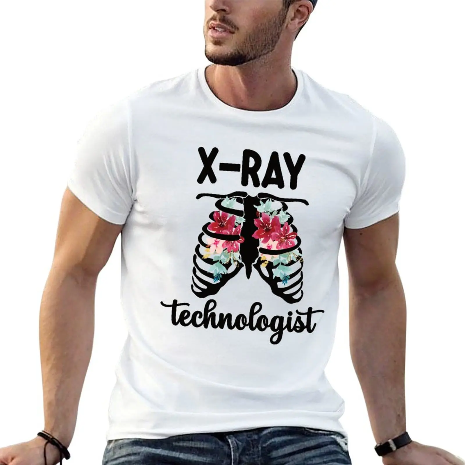 X Ray Technologist X Ray Tech RT Radiology Tech T-Shirt Casual Basic Street Style T-Shirt