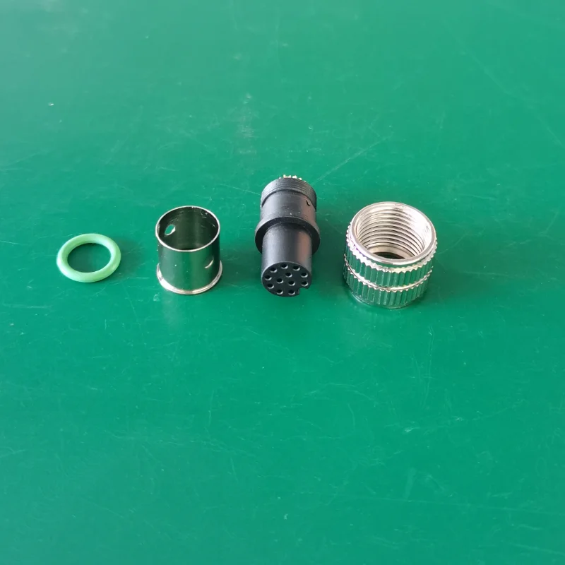 

M12 12Pin Double Plug Wire Straight Angle Male Female Plug Adapter Sensor Waterproof Connector