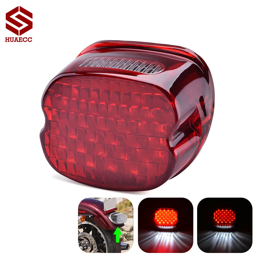 Motorcycle Tail light for Harley Laydown LED Tail Lamp For Sportster 1200 Low XL1200L Road King Softail Dyna