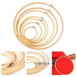 Embroidery Hoop Tool 3-10 Inches Adjustable Embroidery Wooden Frame Hoop Circle Embroidery Shed Bamboo Embroidery Crafts