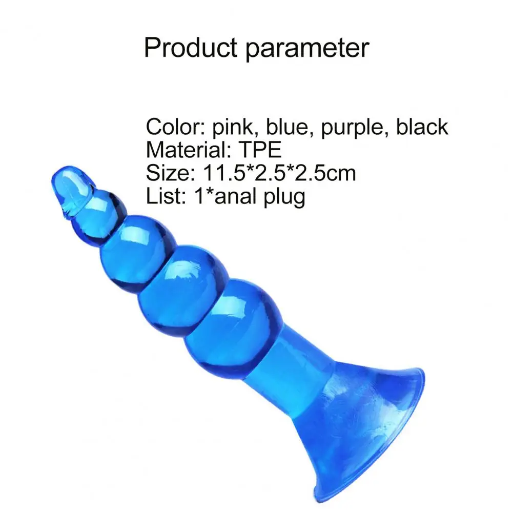 Anal Plug Handheld Anal Massager Lovely Bead Shaped Butt Plug Massager for Sex Beads Anal Plug Sex Anal Plug