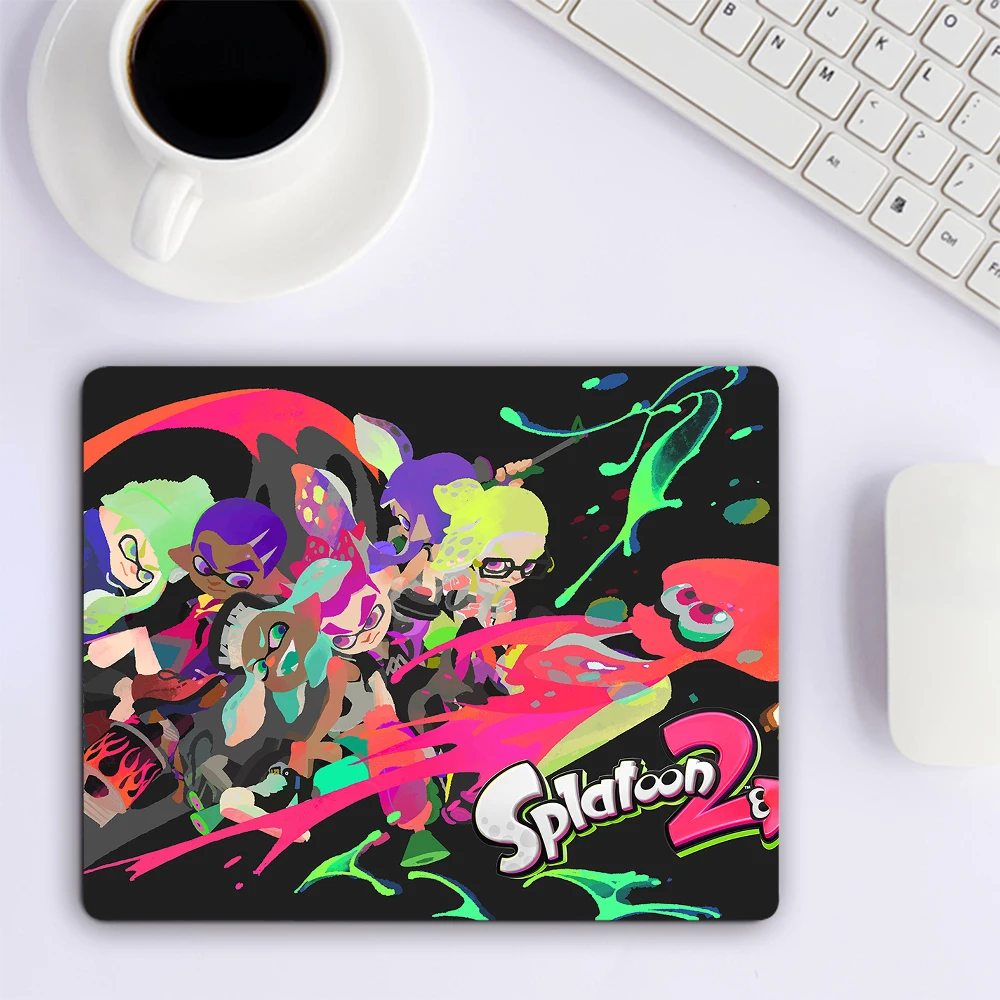 Splatoon 2 Small Mouse Pad Computer Gaming Accessories Keyboard Mouse Mat XXL Office Desk Pad PC Gamer Mousepad Laptop Mausepad