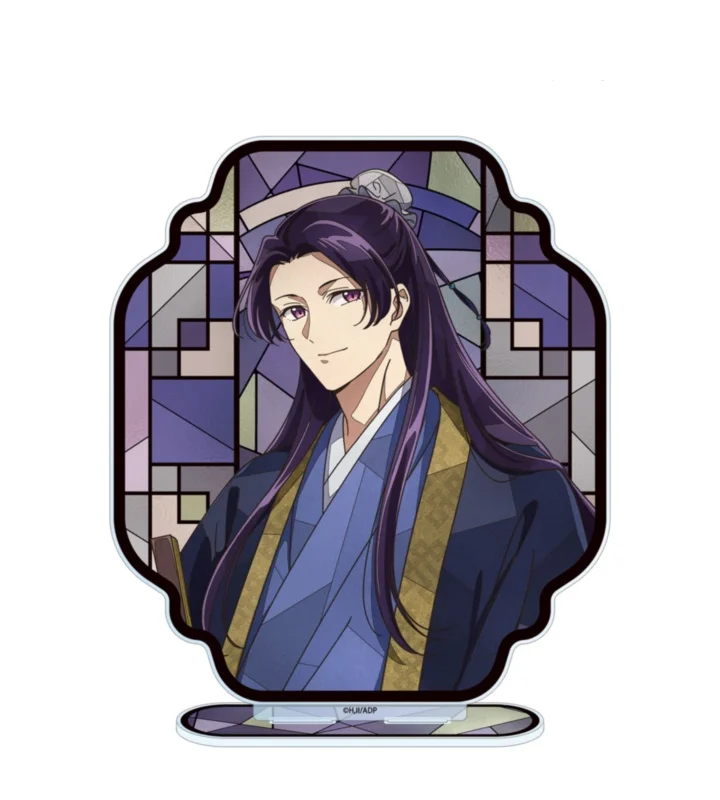 Maomao The Apothecary Diaries Acrylic 10CM Stand Keychain Jinshi Gyokuyou Lishu Stained Glass Ver. Desk Decor Gift for Fans