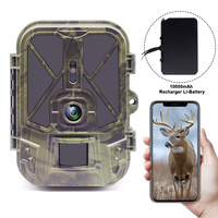 Live Stream Trail Camera 4K Video 30MP WiFi APP Bluetooth Hunting Cameras With 10000mAh Li-Battery Night Vision WiFi940PROLI