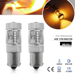 High Power 30W Amber BAU15S 7507 PY21W Canbus LED Replacement Bulbs For BMW F22 F30 F32 2 3 4 Series Front Turn Signal Lights