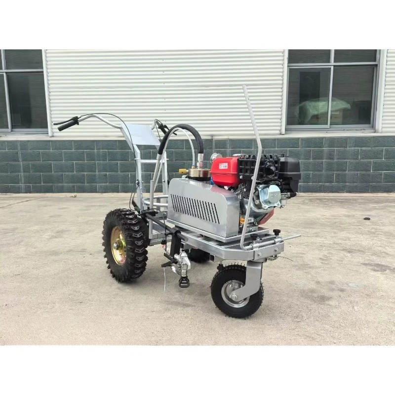 Hand-Push Cold Spray Line Marking Machine No Heating Required Clear Standard Line Marking Equipment for Highways and ParkingLots