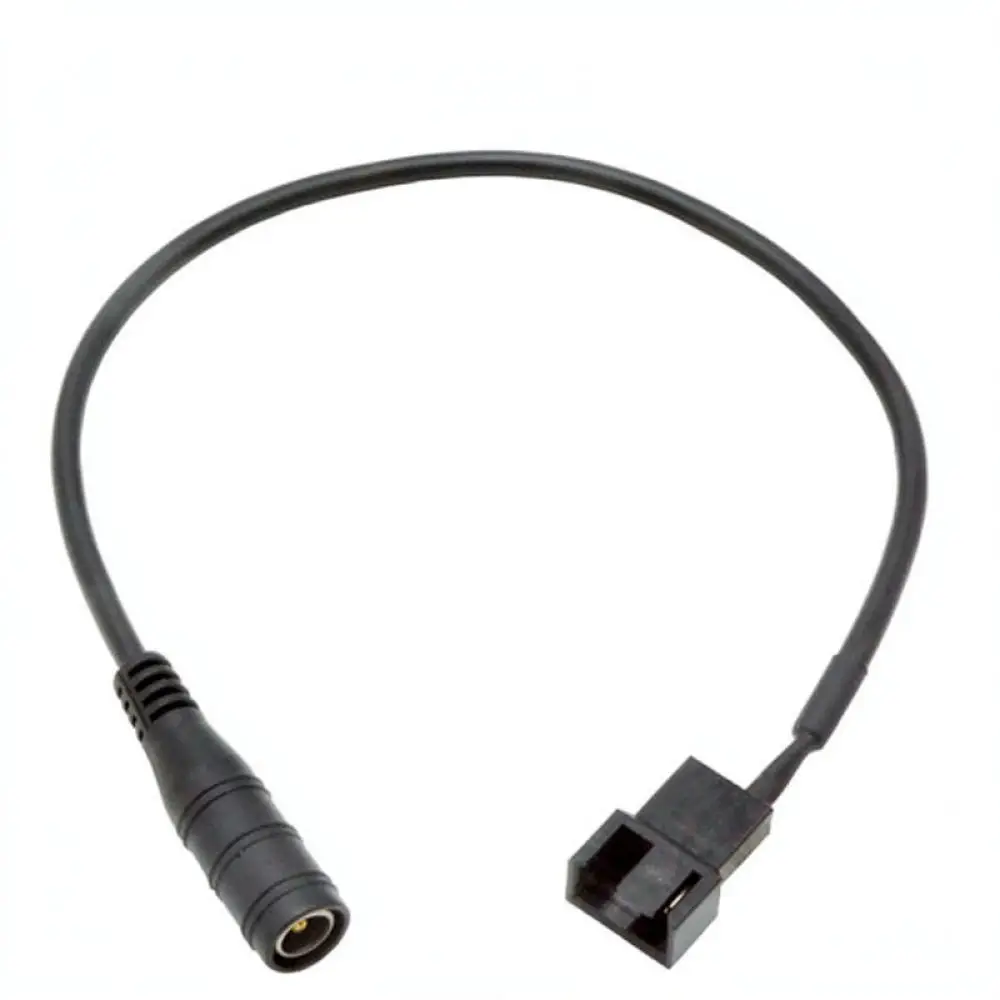 4Pin PWM Fan Power Cable Adapter DC5521 Female Input 12V Cord For PC Computer Case Chassis Cooling Hardware DIY System