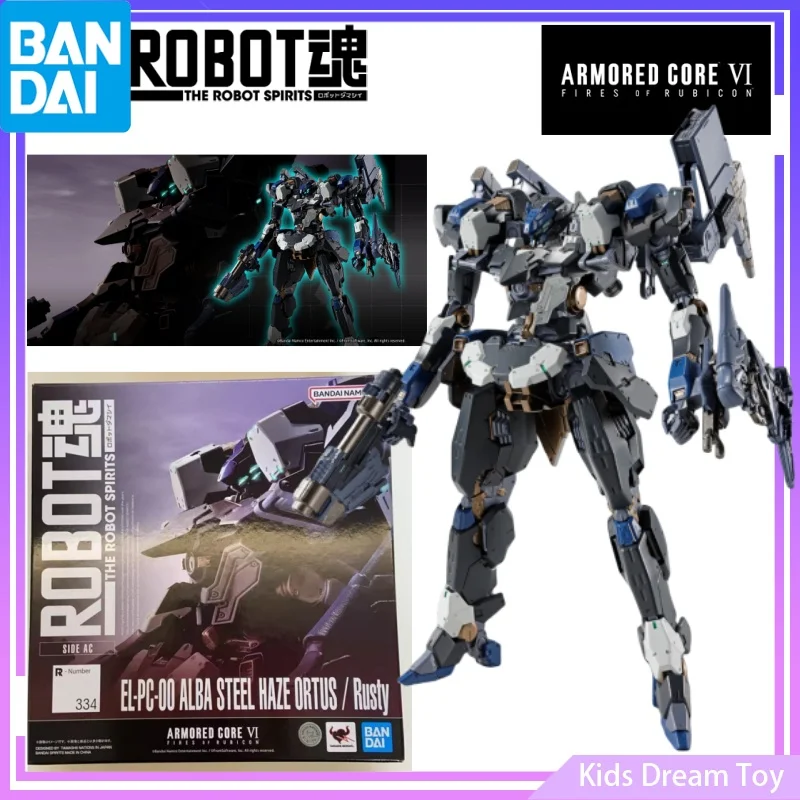 Bandai en Stock Original ROBOT SPIRITS ARMORED CORETM VI EL-PC-00 ALBA STEEL HAZE ORTUS/Rusty Anime figuras de acción modelo de juguete