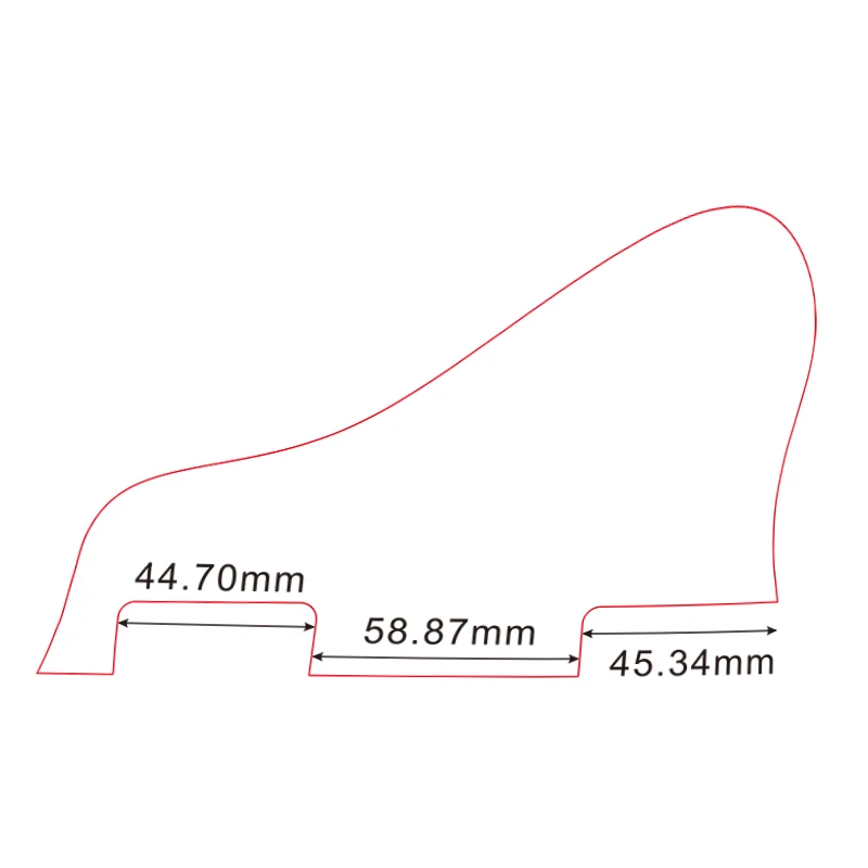 Pleroo Custom Guitar Pickgaurd-dla ES 335 Short Jazz Archtop Guitar Pickguard Scratch Plate wielokolorowy wybór