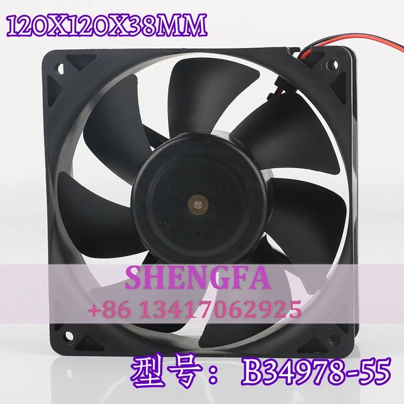 Cooling fan Nidec 5V 12V 48V 12038 120X120X38MM DC24V 0.41A Large air volume ball bearing frequency converter TA450DC B34978-55