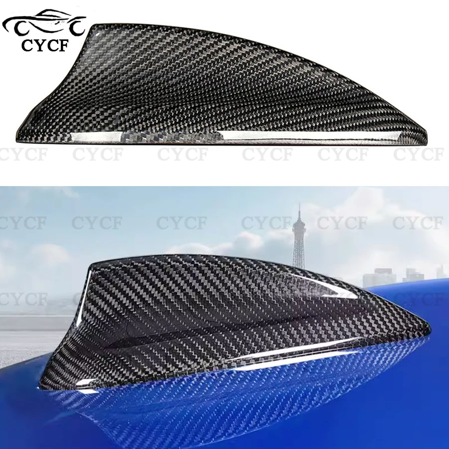 For BMW 2 3 4 5 series F22 F30 F35 F34 F32 G20 G30 Carbon fiber antenna cover shark fin signal cover decorative cover Body Kit