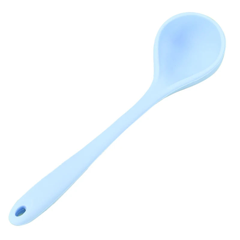 

Silicone Ladle Spoon Heat Resistant Soup Ladle Scoop with Solid Coating Handle Utensilios De Cocina Silicone Spatula Tongs