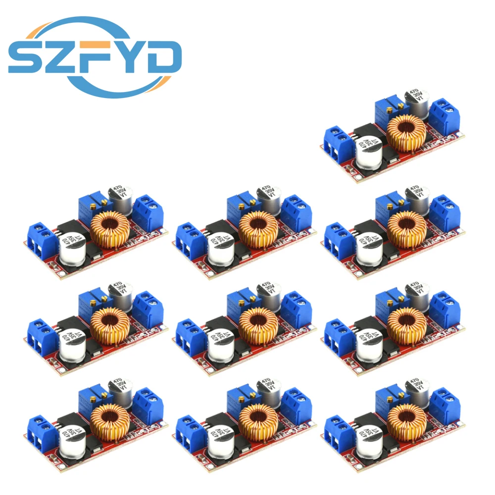 1-10szt XL4015 Moduł obniżający napięcie prądu stałego DC-DC 5V-32V do 0.8V-30V 5A dostosuj płytkę ładowarki baterii litowej