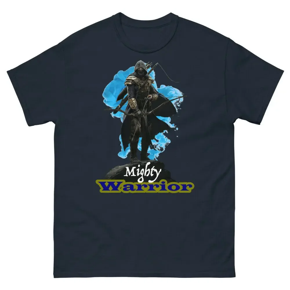 

Cool Warrior Archer Graphic Trendy Design Tee Men's 100% Cotton Casual T-shirts Loose Top Size S-3XL