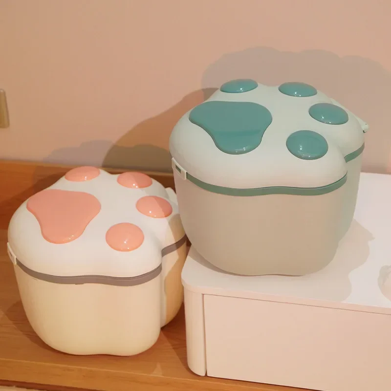 مختومة مقاومة للرطوبة صندوق طعام الحيوانات الأليفة-حاوية بلاستيكية ذات سعة كبيرة الكلب الحبوب والقط وجبات خفيفة تغذية جافة تخزين دلو مستلزمات الحيوانات الأليفة