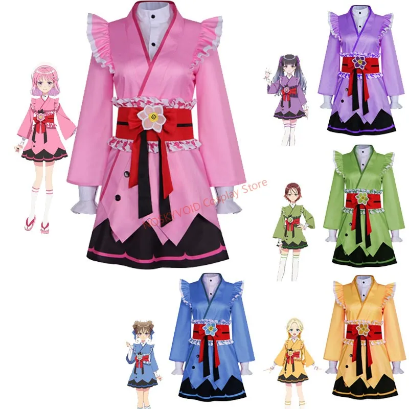 maebashi-witches-akagi-yuina-cosplay-costume-niisato-azu-kitahara-kyoka-mitsumata-choko-kamiizumi-mai-stage-outfits-anime