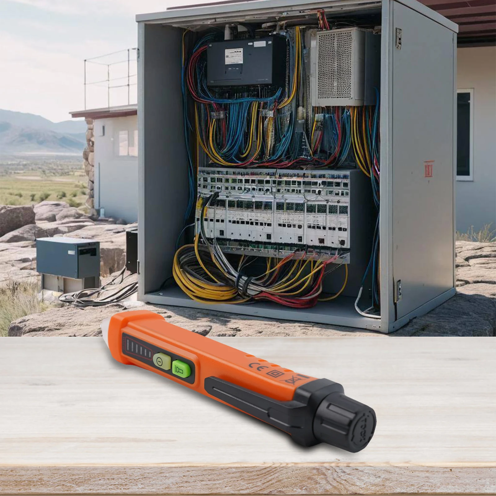 Voltage Tester PM C VoltageTester Induction Pen Detection Point Non Contact Voltage Test Pen Test Voltage Hz Frequency