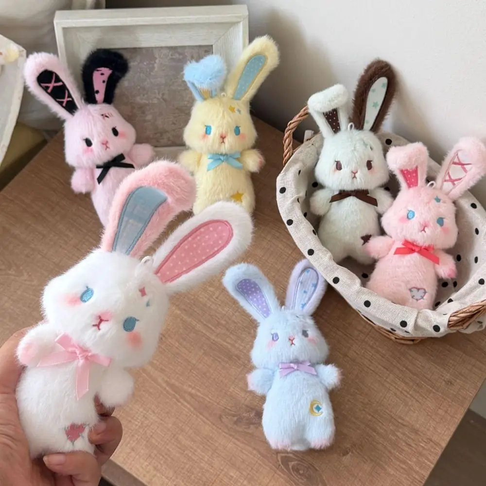 Soft Rabbit Plush Keychain Miniature Size Premium Cotton Astrology Bunny Keychain Lightweight Exquisite Fluffy Bunny Pendant