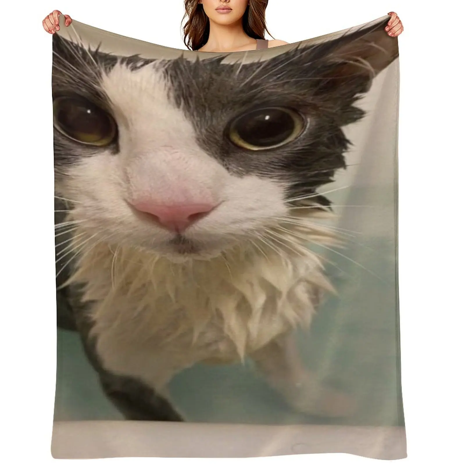 

Soggy Cat Throw Blanket halloween Thins heavy to sleep Luxury Brand Blankets