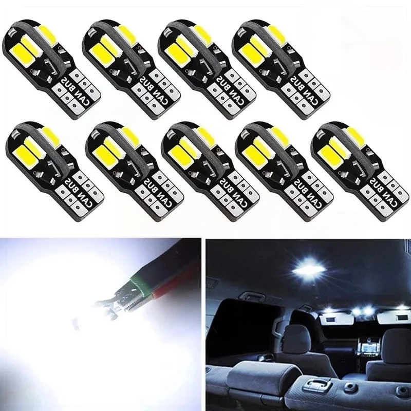 10 светодиодных ламп W5W T10 Canbus 4014 SMD для Mazda 3 6 Atenza CX-3 CX-4 CX-5 Mitsubishi Asx