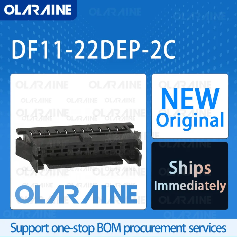 

20/50/100Pcs DF11-22DEP-2C 100% brand new and original IC chip Connectors Headers and Wire Housings 22 Position 2A