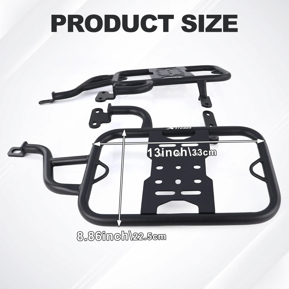 Side Luggage Rack Motorcycle Saddlebag Support Bracket Pannier Racks Side carrier GSX-S1000 GT GSX-S1000GT+ 2022-2026 For Suzuki
