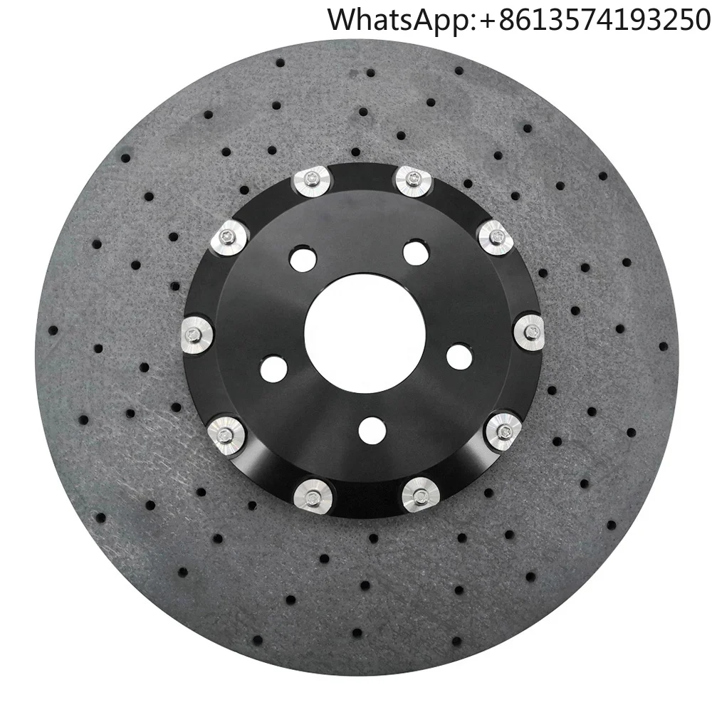 For For OEM FR3Z1125F Front Carbon Ceramic Brake Disc Rotor for Mustang GT350R-1 Year Warranty Meets OE Specifications
