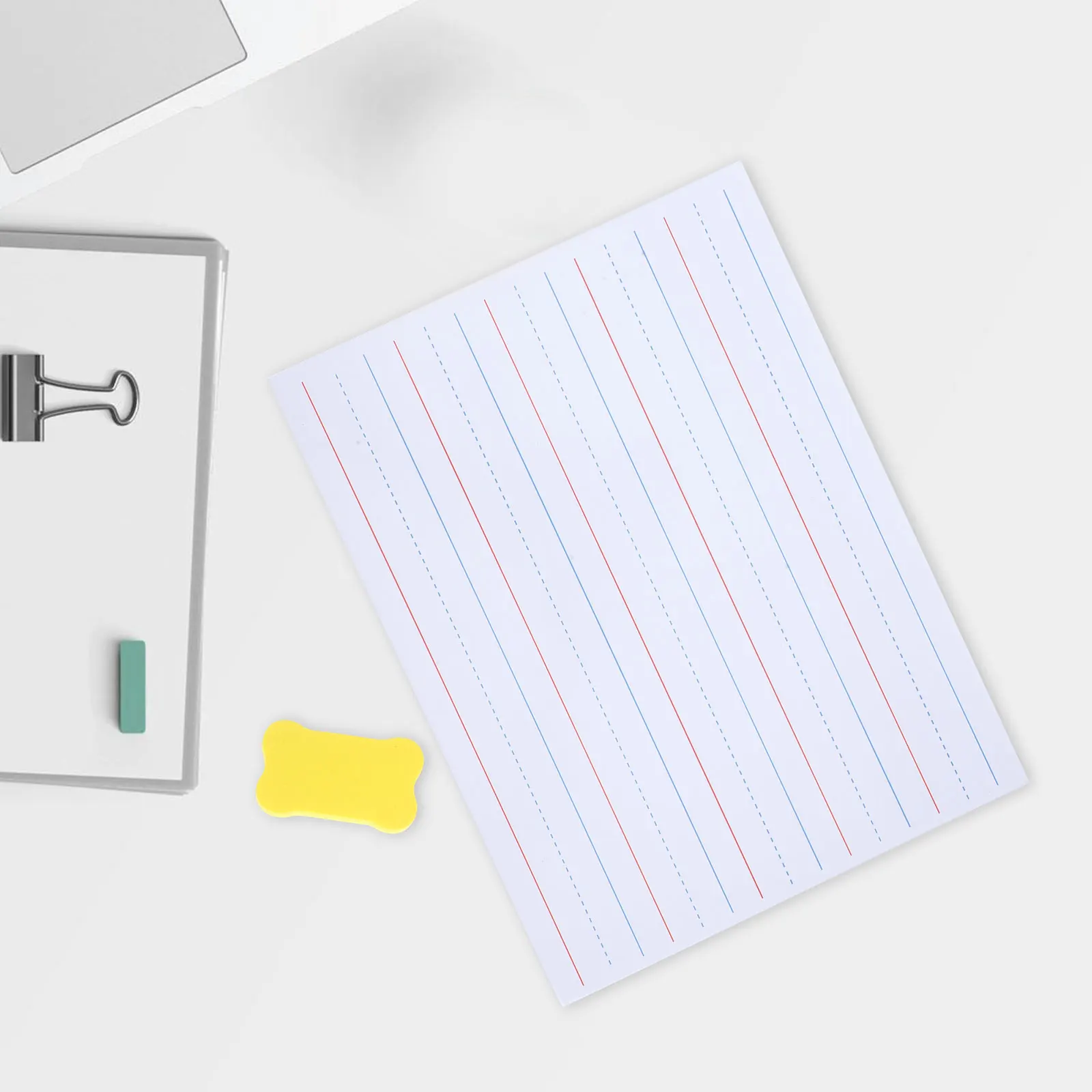 

1 Set Small Dry Erase Writing Word Whiteboard For Teens Compact Lightweight Erasable White Sentence Strips White