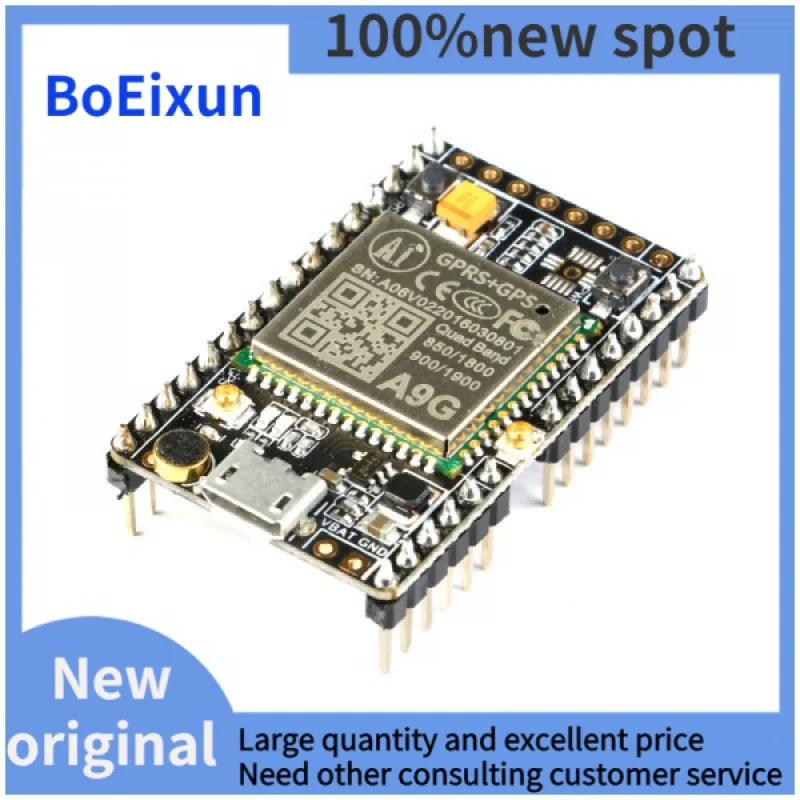 

new GPRS GPS Module A9G Core Board Module Pudding Development Board SMS Voice Wireless Data Transmission IOT with Antenna GSM