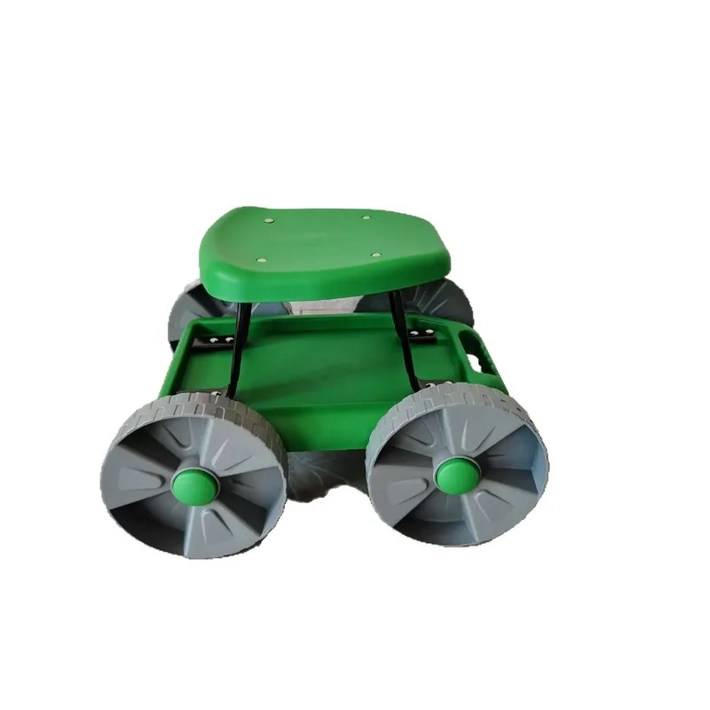 

Multipurpose plastic seat car Children's garden tool car Four-wheel gardening toy car