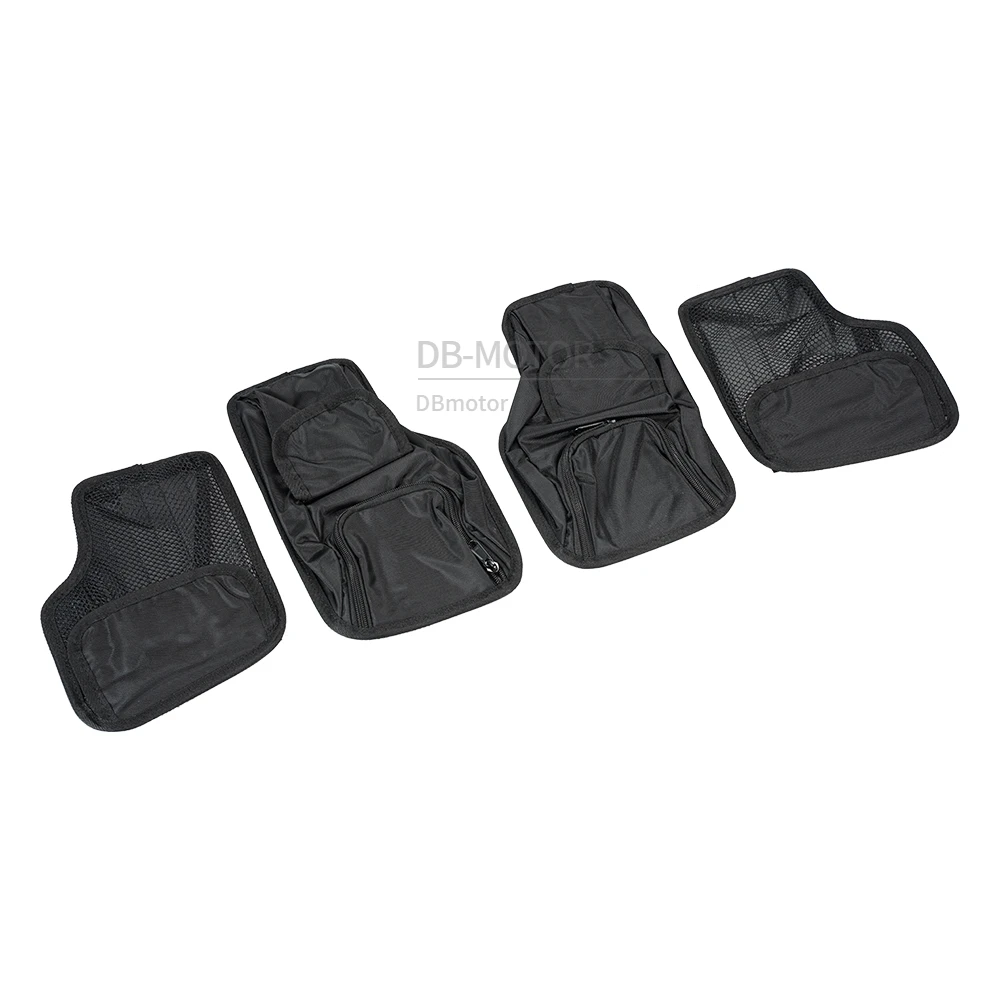 Motorcycle Hard Saddlebag Lid Organizer Black Fit For Harley Touring 1993-2013