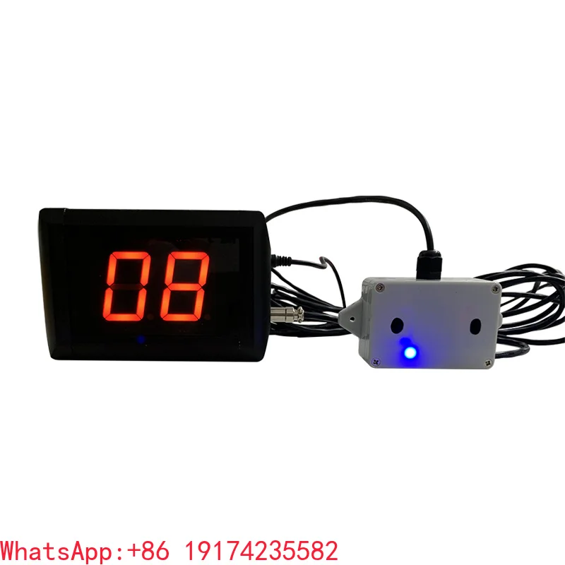 Automatic Sensor LED Digital Counting System People Visitors Flow Counter for School Bus Supermarket Restaurant Office