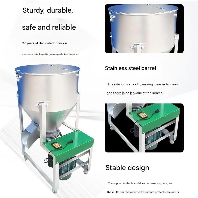 Thickening Corn Wheatsoybean and Rice Seed Coating Machines Dry-Wet Mixer Seed Treating Machines