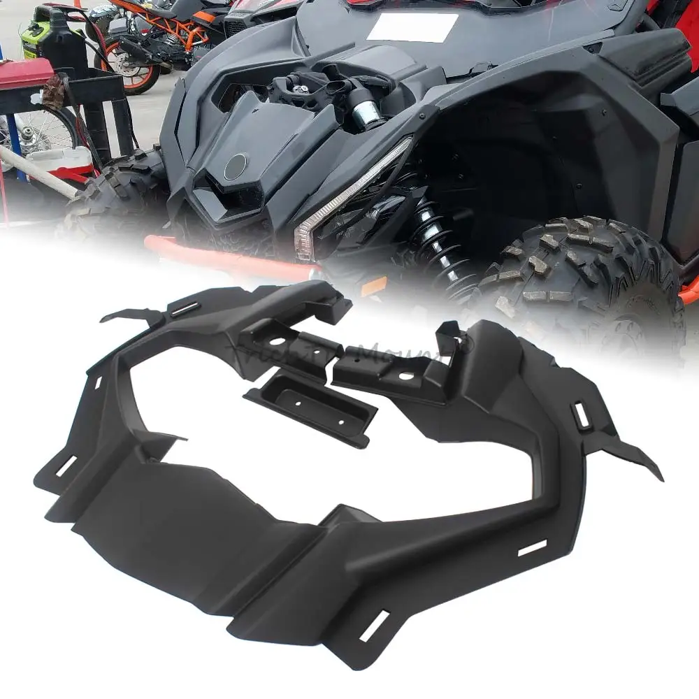 For Can-Am Maverick X3 MAX TURBO R RR STD XDS DS XRS XMR XRC 2017-2022 UTV SXS Front Center Hood Panel Cover Matte Black