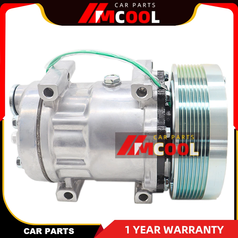 For Auto Sanden SD7H15 AC Air Conditioning Compressor For Caterpillar Krone Truck 270124760 3249711 324-9711 507-3868 5073868