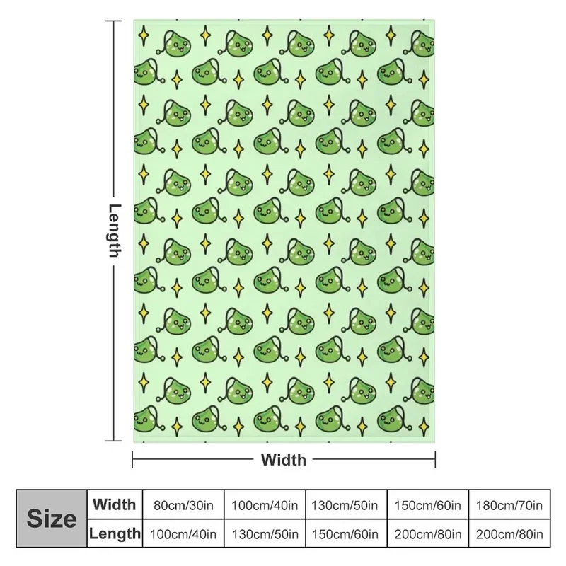 Cute Maplestory Slime Throw Blanket Multi-Purpose Sofas Blanket Fluffy@0￥