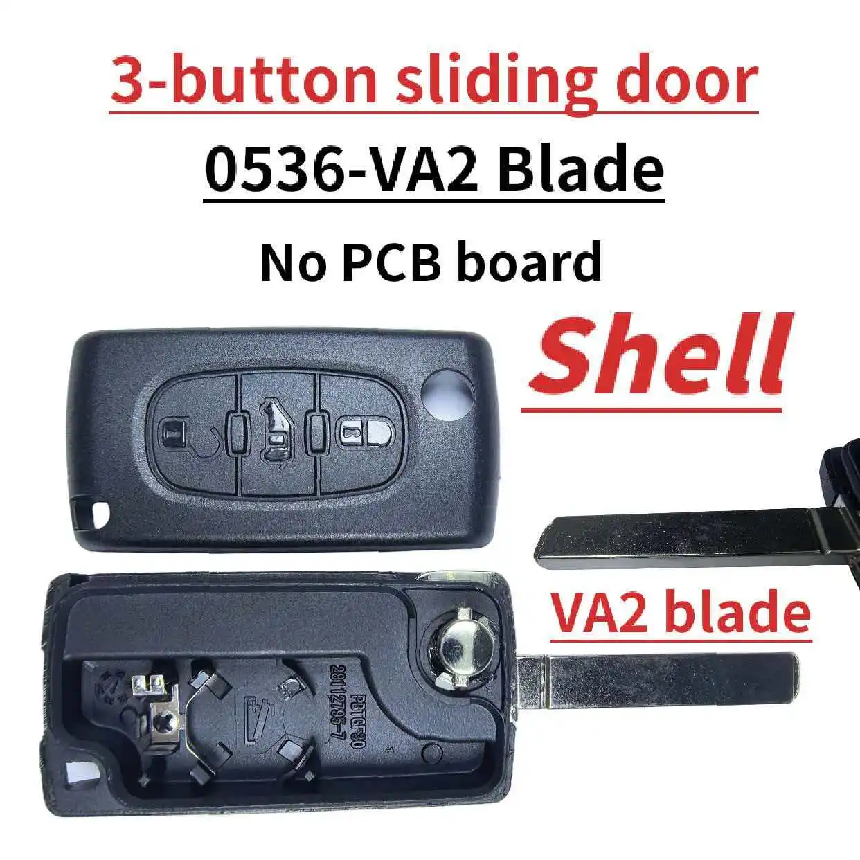 0536/0523 ASK/FSK HU83/VA2 Für Peugeot 207 307 308 407 607 807 Für Citroen C2 C3 C4 C5 C6 Xsara Berlingo Klappbarer Autoschlüssel – Detail 12