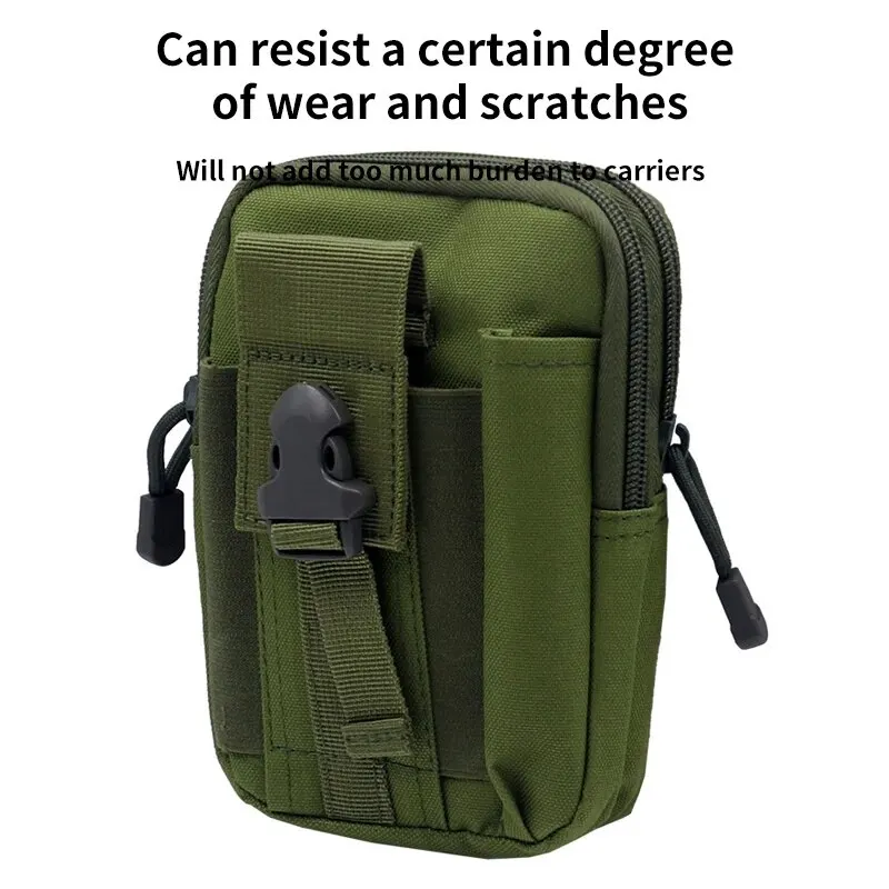 Outdoor Sports Camping Tactical Wallet Male 5.5/6 Inch Waterproof Mobile Phone Bag Wearing a Belt Running Bag.