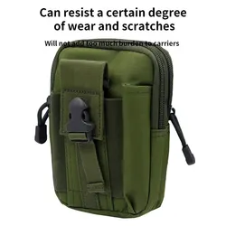 Cartera táctica para acampar y deportes al aire libre, bolsa impermeable para teléfono móvil masculina de 5,5/6 pulgadas con cinturón para correr.