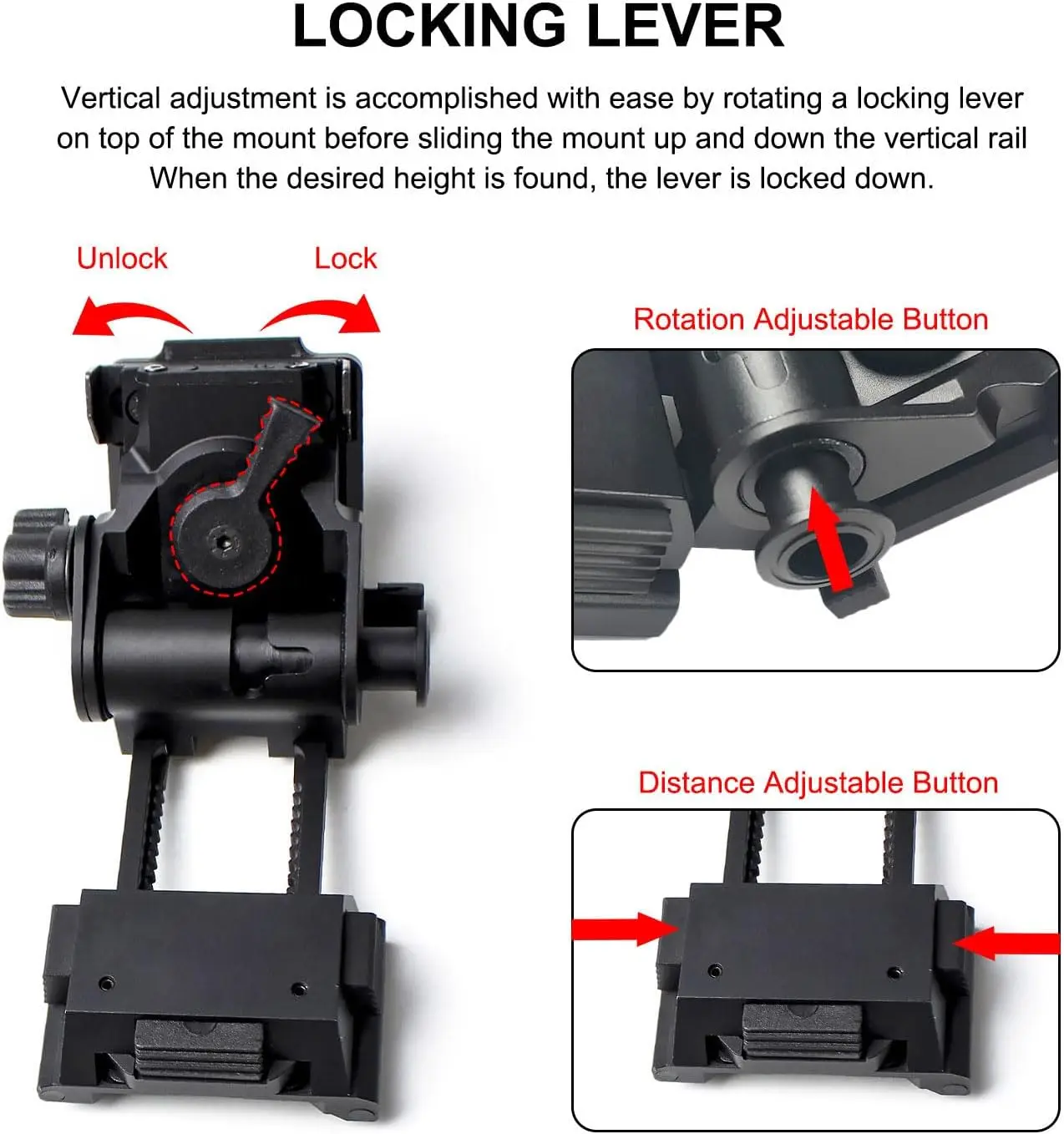 Upgrade L4G24 Metal/Nylon NVG Mount – Break Away Tactical Helmet