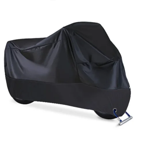 Imagen 2 del producto Funda Protectora Universal para Motocicleta, Impermeable y con Protección UV, para Exteriores, Tallas S, M, L, XL, 2XL, 3XL, 4XL, para Moto, Scooter, Bicicleta