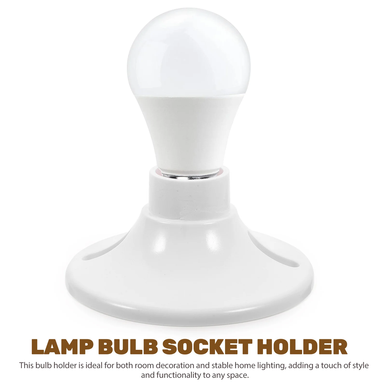 

10Pcs E27 Lamp Holder Light Socket Base Heavy Duty Ceiling Light Fitting for Stable Home Lighting Solution E27 Socket